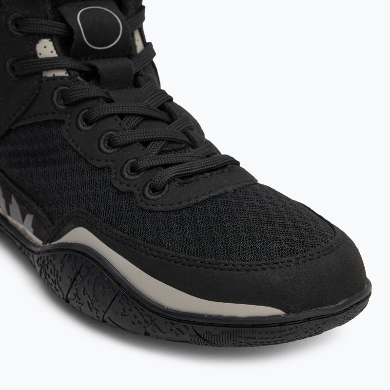 Bokso bateliai Venum Elite Wrestling black/sand 7