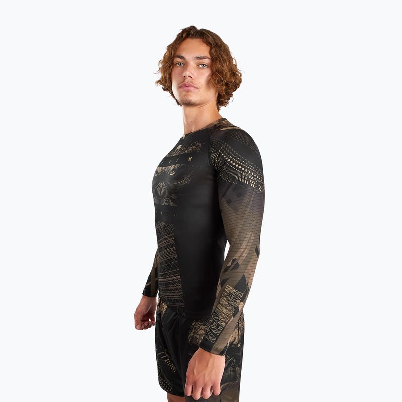 Rashguard vyriškas Venum Gorilla Jungle Rashguard sand/black 5