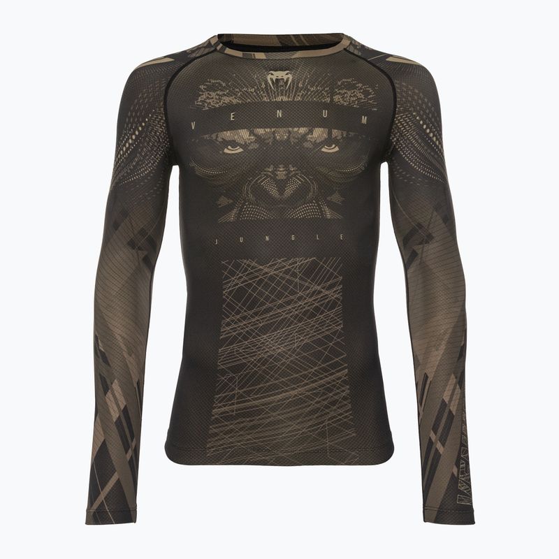 Rashguard vyriškas Venum Gorilla Jungle Rashguard sand/black 9