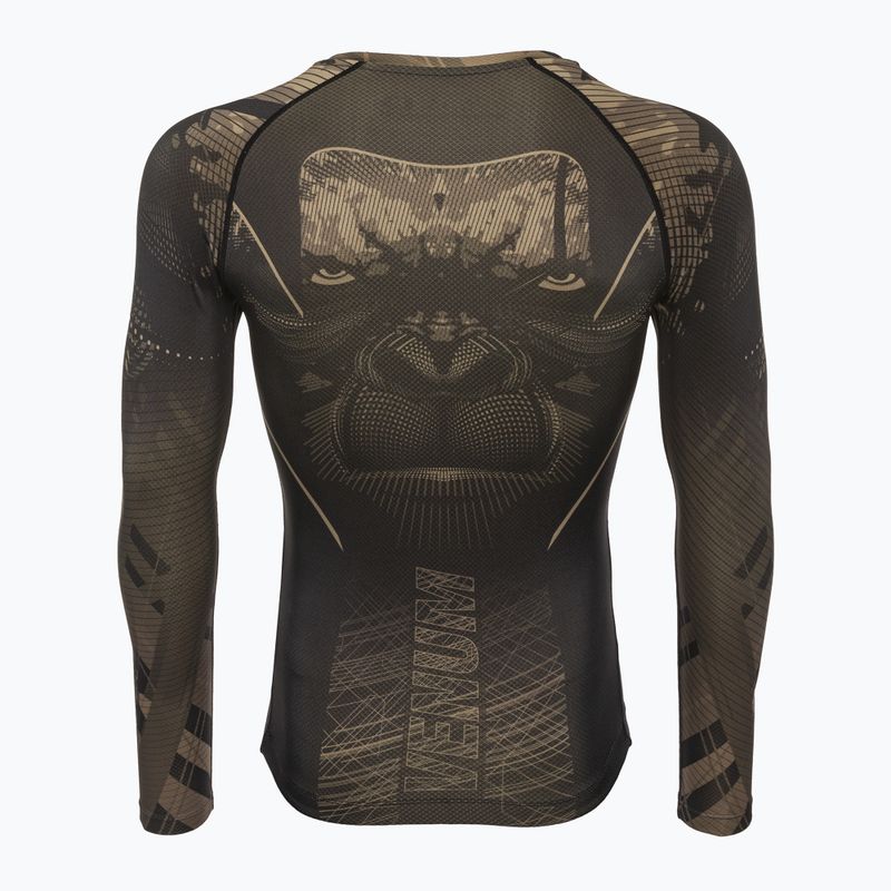 Rashguard vyriškas Venum Gorilla Jungle Rashguard sand/black 10