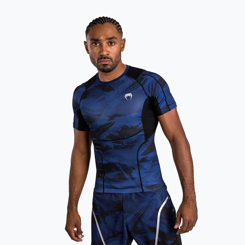 Vyriški marškinėliai Venum Electron 3.0 Rashguard navy blue