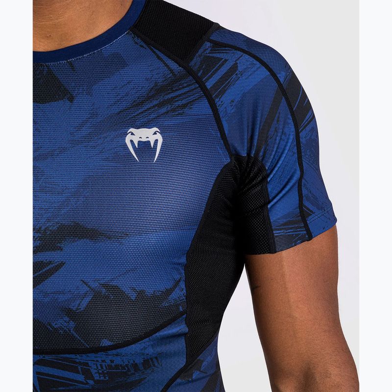 Vyriški marškinėliai Venum Electron 3.0 Rashguard navy blue 4