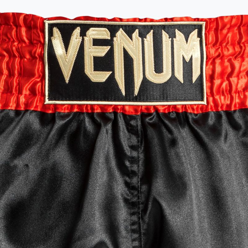 Vyriški treniruočių šortai Venum Classic Muay Thai red/black/gold 4