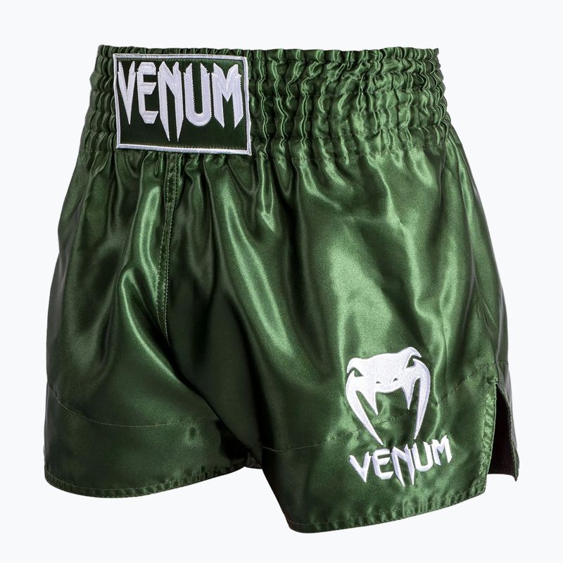 Vyriški treniruočių šortai Venum Classic Muay Thai khaki/white 3