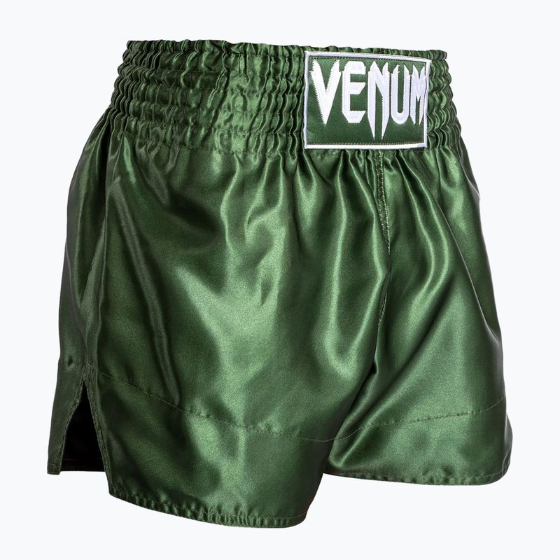 Vyriški treniruočių šortai Venum Classic Muay Thai khaki/white 4