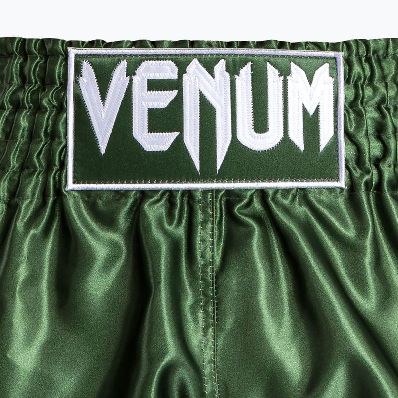 Vyriški treniruočių šortai Venum Classic Muay Thai khaki/white 5