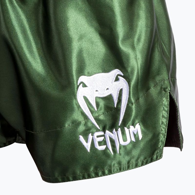 Vyriški treniruočių šortai Venum Classic Muay Thai khaki/white 6