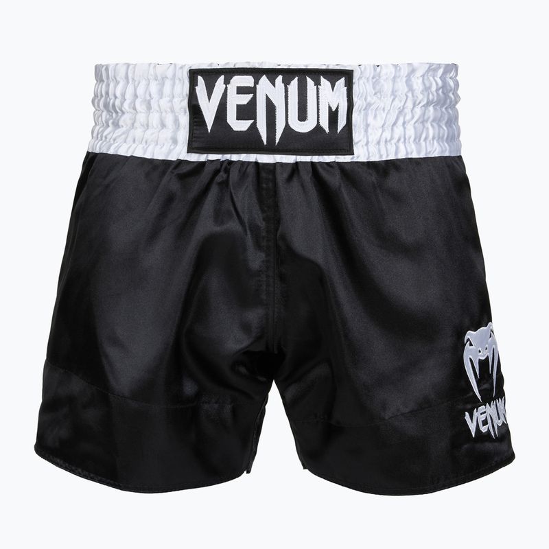 Vyriški treniruočių šortai Venum Classic Muay Thai black/white/gold