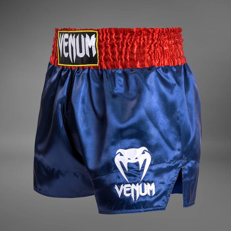 Vyriški treniruočių šortai Venum Classic Muay Thai mėlyna/raudona/balta 3