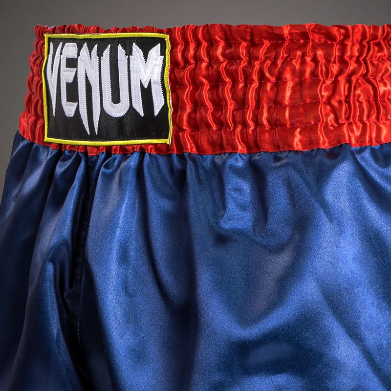 Vyriški treniruočių šortai Venum Classic Muay Thai mėlyna/raudona/balta 5