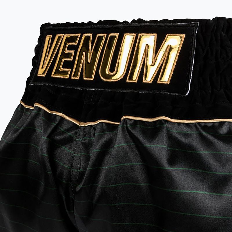 Treniruočių šortai Venum Attack Muay Thai black/green 5