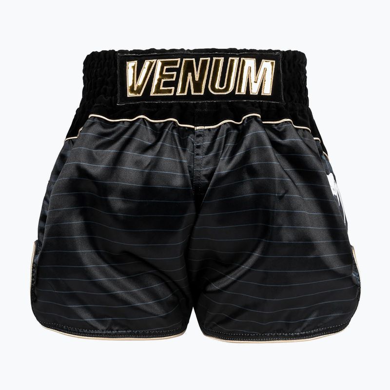 Treniruočių šortai Venum Attack Muay Thai black/grey 2