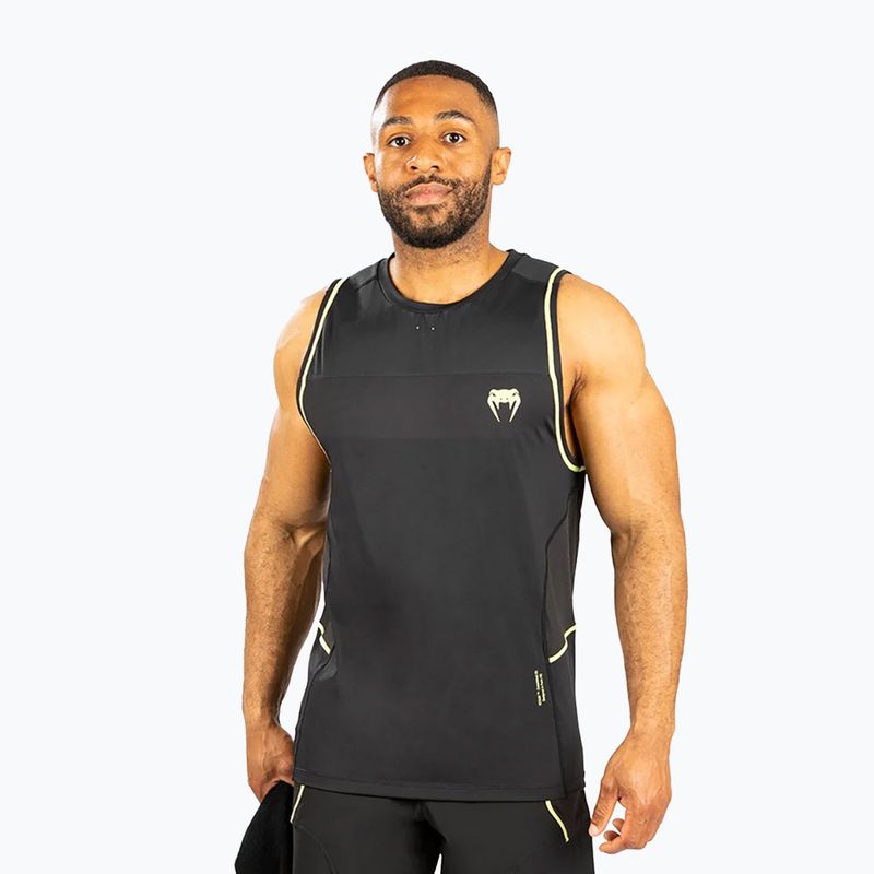 Vyriškas tank topas Venum Fusion 2.0 Dry-Tech black/yellow