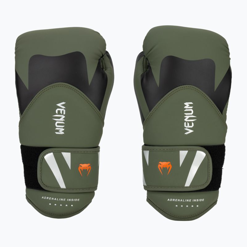 Vyriškos bokso pirštinės Venum Challenger 4.0 black/khaki 2