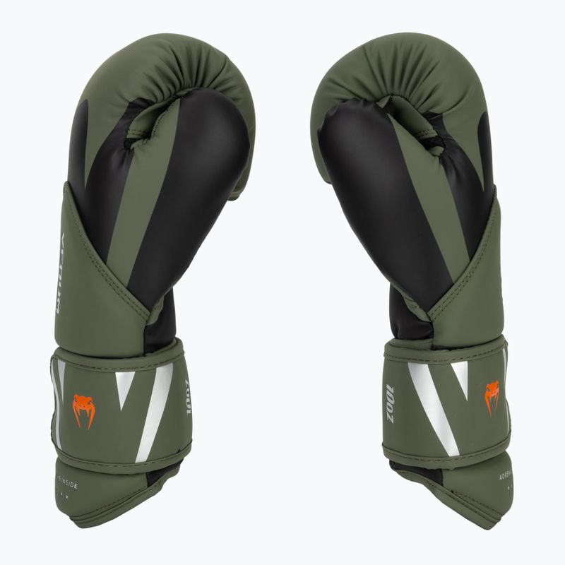Vyriškos bokso pirštinės Venum Challenger 4.0 black/khaki 4