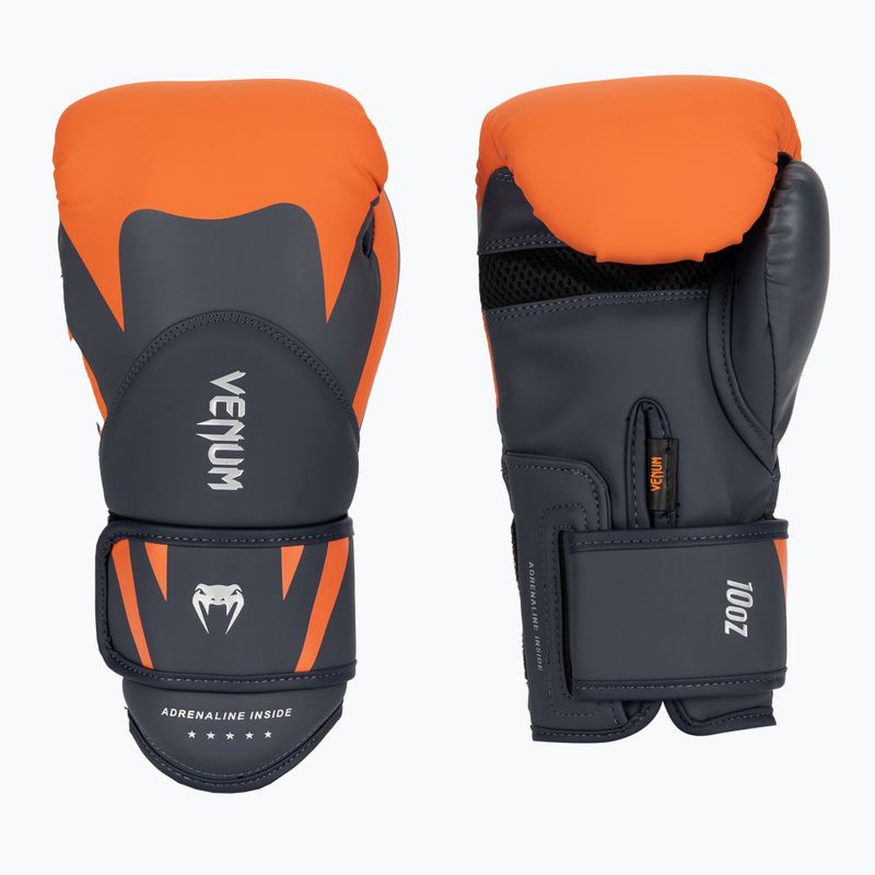 Vyriškos bokso pirštinės Venum Challenger 4.0 navy blue/orange