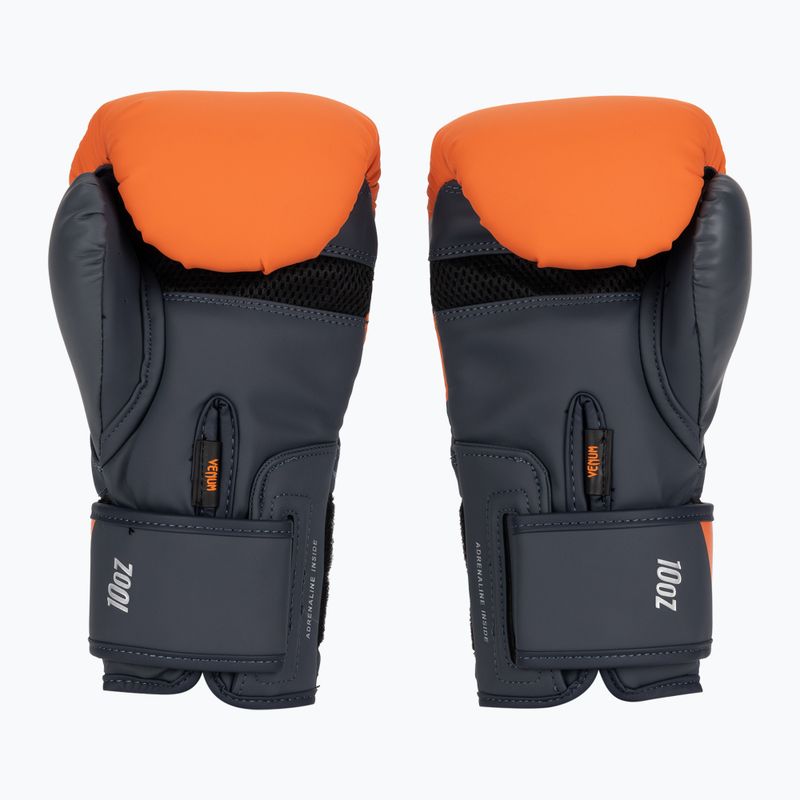 Vyriškos bokso pirštinės Venum Challenger 4.0 navy blue/orange 2