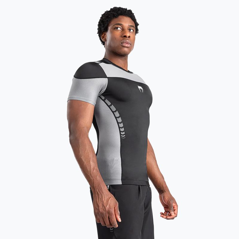 Vyriški marškinėliai Venum Tempest Rashguard black/ grey 2