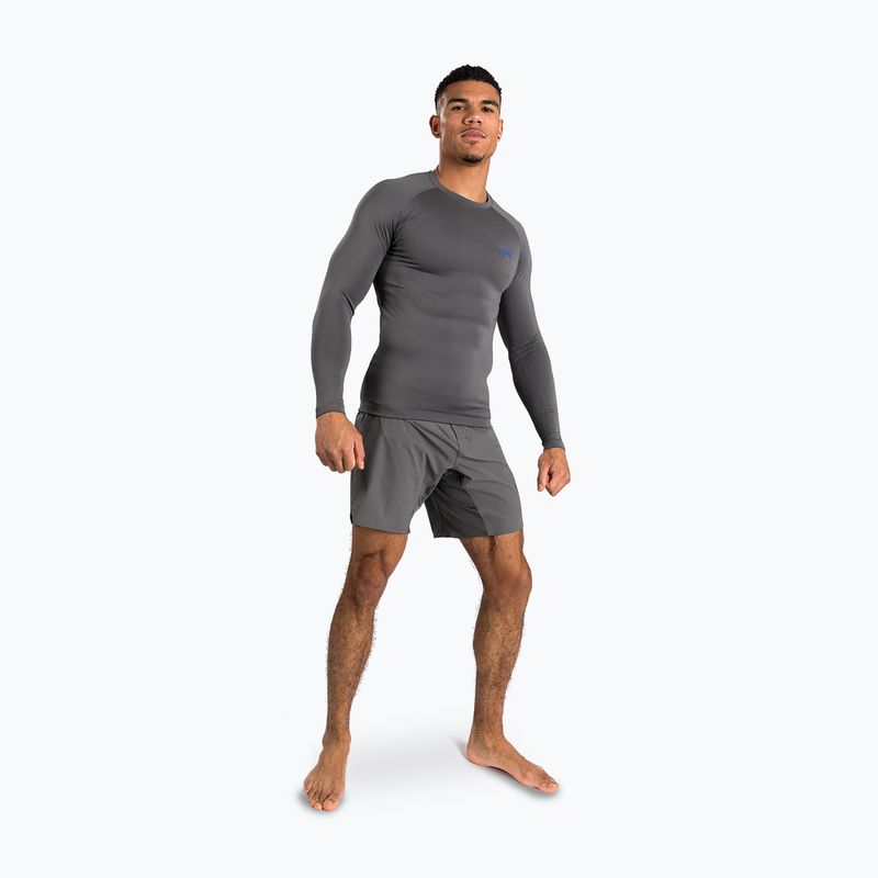 Vyriški marškinėliai ilgomis rankovėmis Venum Contender Rashguard grey 2