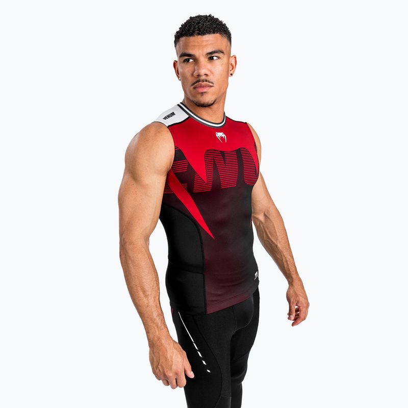 Vyriškas tank topas Venum Adrenaline Rashguard black/red