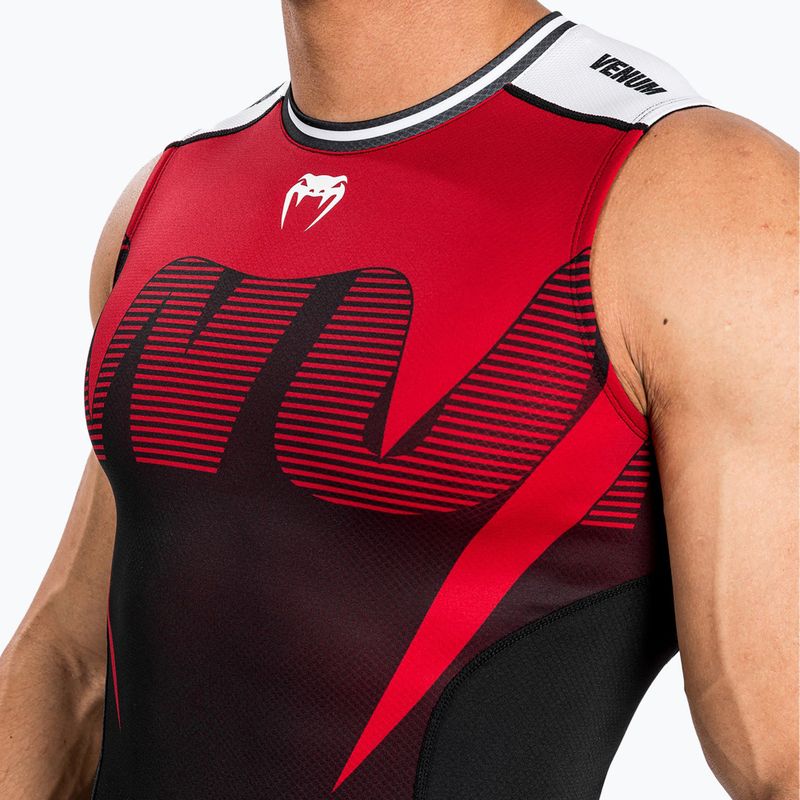 Vyriškas tank topas Venum Adrenaline Rashguard black/red 5