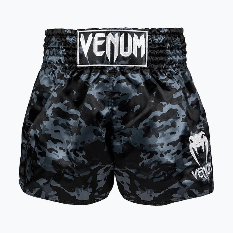 Vyriški treniruočių šortai Venum Classic Muay Thai black/dark camo