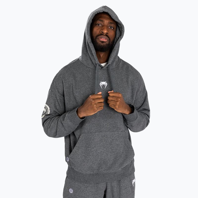 Vyriškas džemperis Venum Vortex XL Lite Hoodie dark heather grey 4