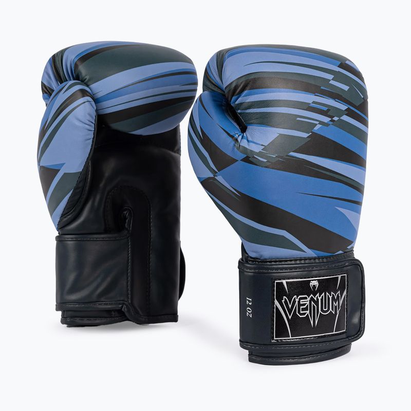 Bokso pirštinės Venum Abyss shadow blue 3