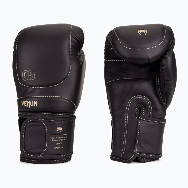 Vyriškos bokso pirštinės Venum Impact Evo Boxing Gloves 14 OZ chocolate