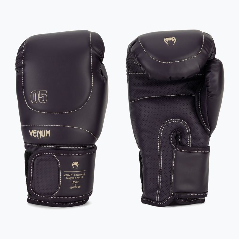 Vyriškos bokso pirštinės Venum Impact Evo Boxing Gloves deep purple