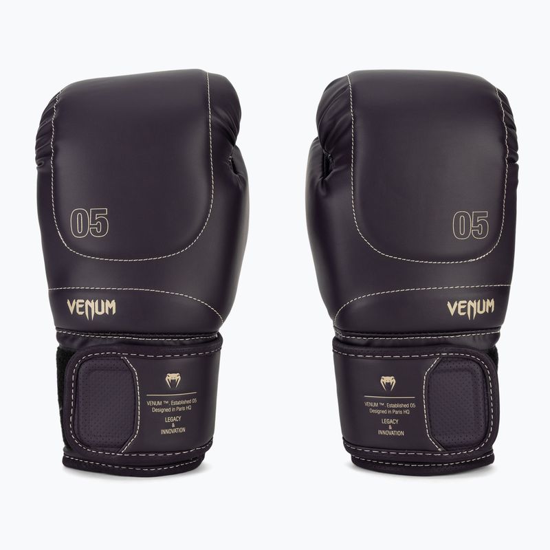 Vyriškos bokso pirštinės Venum Impact Evo Boxing Gloves deep purple 2
