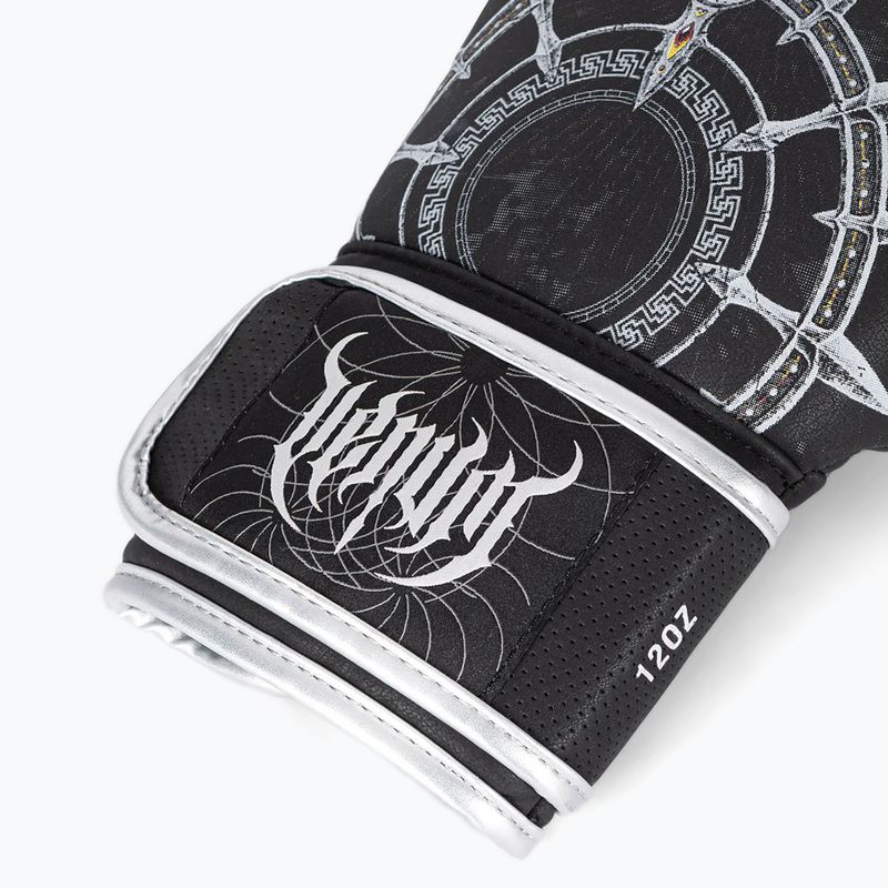 Bokso pirštinės Venum Gladiator 5.0 Boxing Gloves black/silver 6