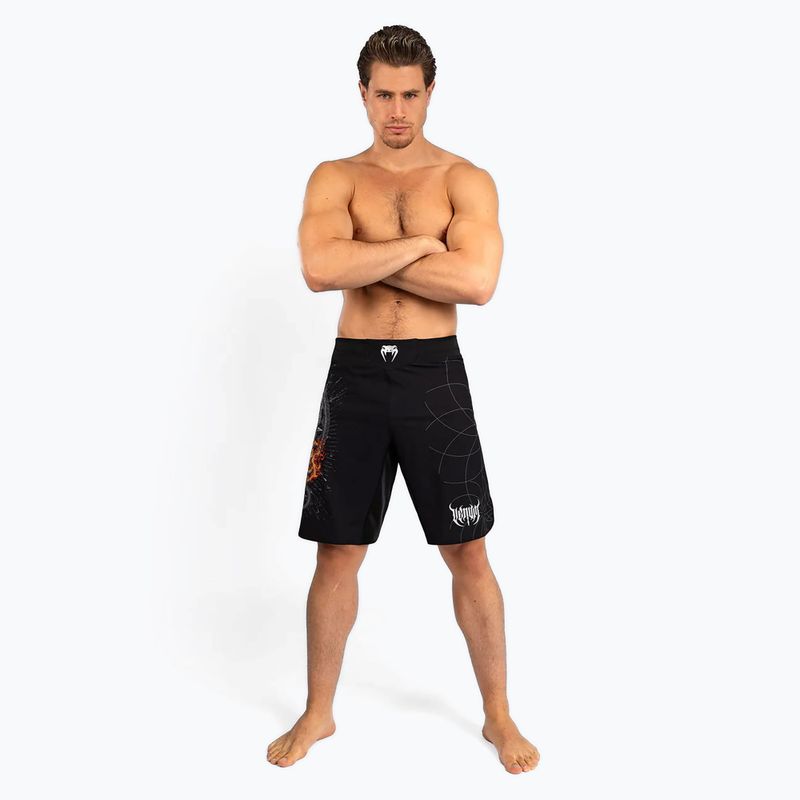 Vyriški treniruočių šortai Venum Gladiator 5.0 Men’S Fight Shorts black/silver 2