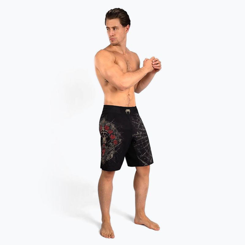 Vyriški treniruočių šortai Venum Santa Muerte 5.0 Men’S Fight Shorts deep black/gold 5