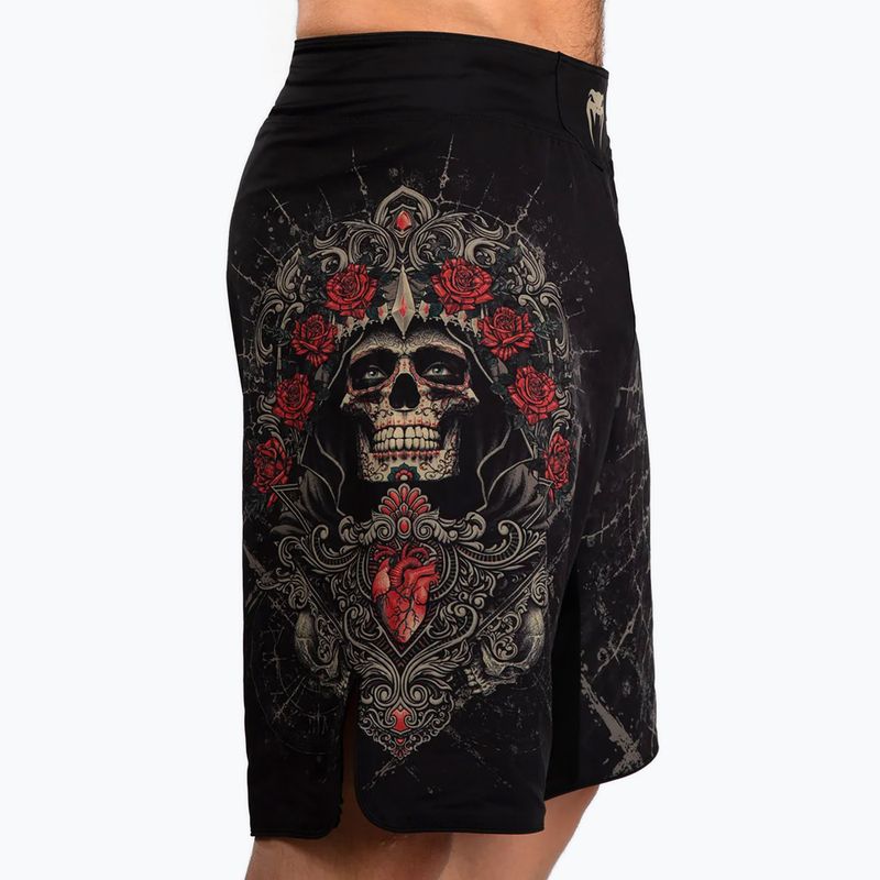 Vyriški treniruočių šortai Venum Santa Muerte 5.0 Men’S Fight Shorts deep black/gold 6