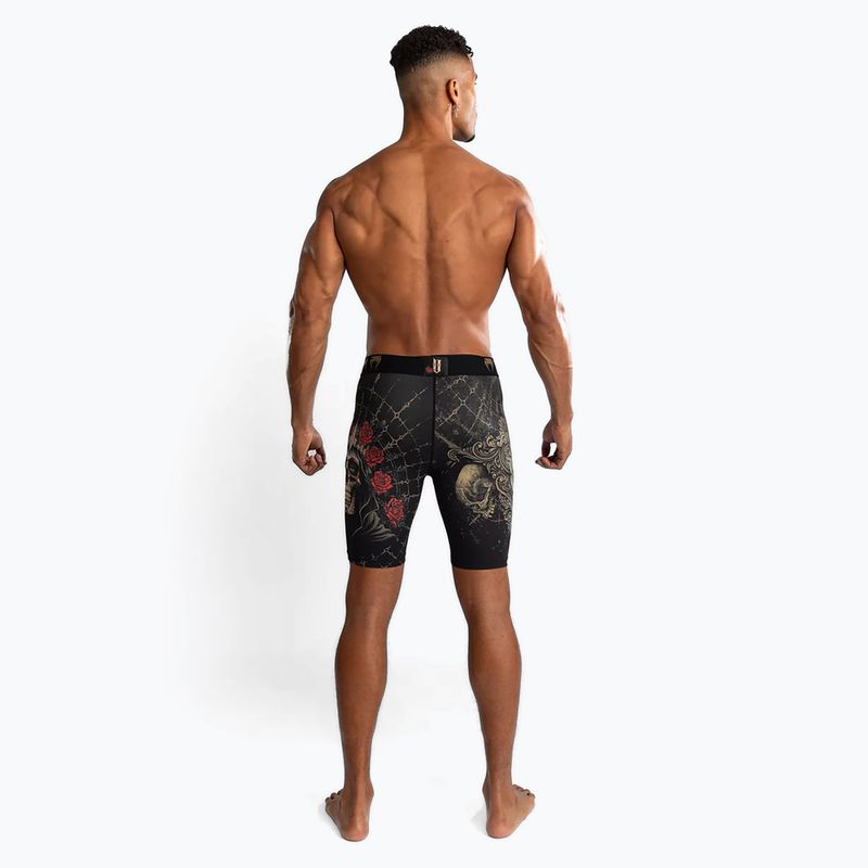 Vyriški treniruočių šortai Venum Santa Muerte 5.0 Men’S Vale Tudo Shorts deep black/gold 3