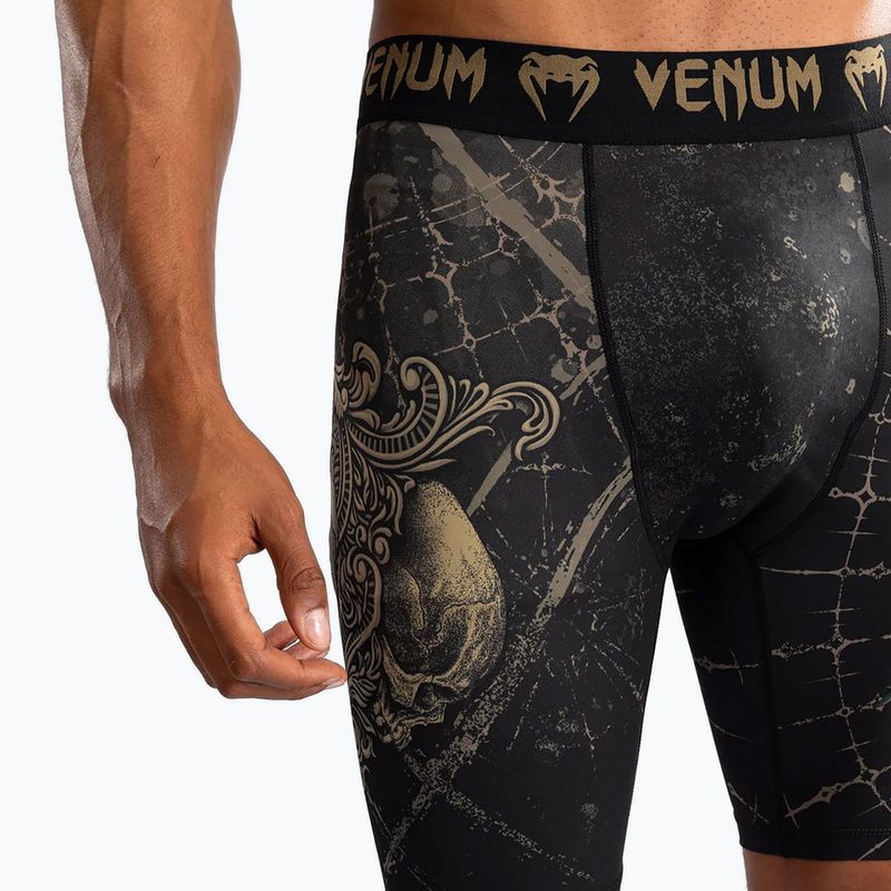 Vyriški treniruočių šortai Venum Santa Muerte 5.0 Men’S Vale Tudo Shorts deep black/gold 5