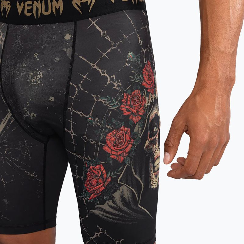 Vyriški treniruočių šortai Venum Santa Muerte 5.0 Men’S Vale Tudo Shorts deep black/gold 6