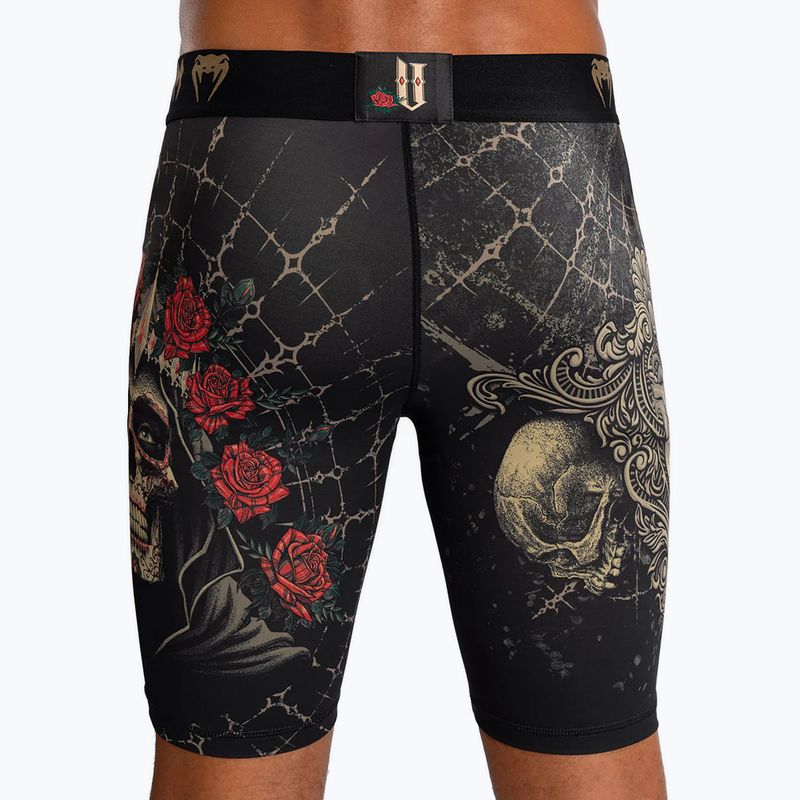 Vyriški treniruočių šortai Venum Santa Muerte 5.0 Men’S Vale Tudo Shorts deep black/gold 7