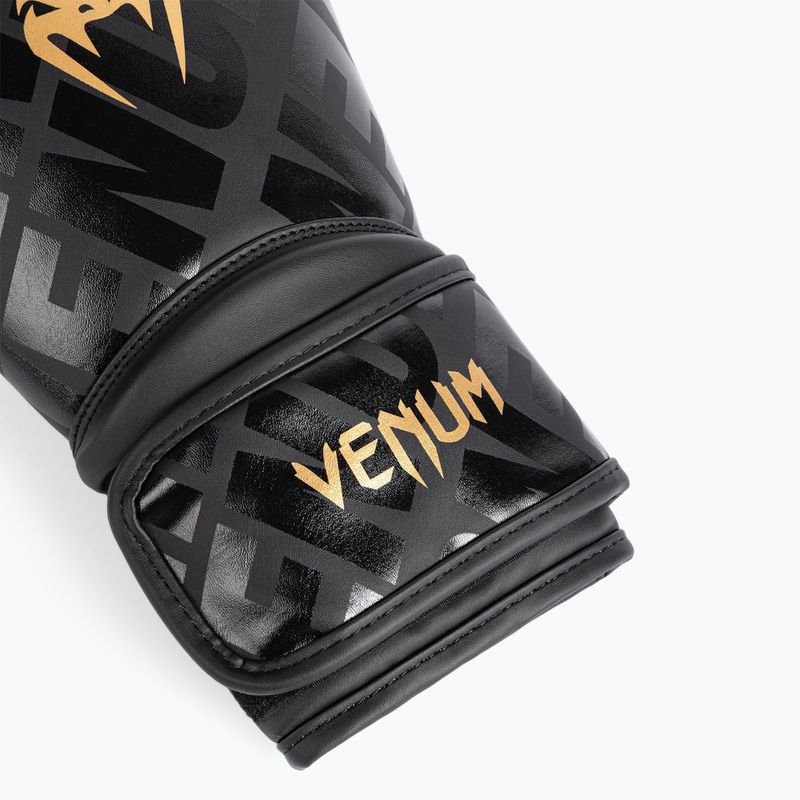 Vaikiškos bokso pirštinės Venum Contender 1.5 XT Kids black/gold 3
