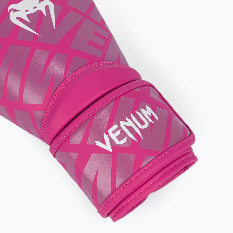 Vaikiškos bokso pirštinės Venum Contender 1.5 XT Kids white/pink 4
