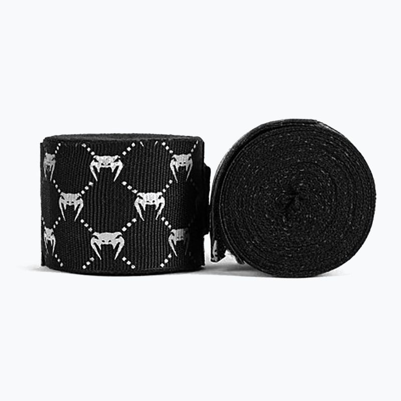 Boksininkų tvarsčiai Venum Hand Wraps juoda/balta 2