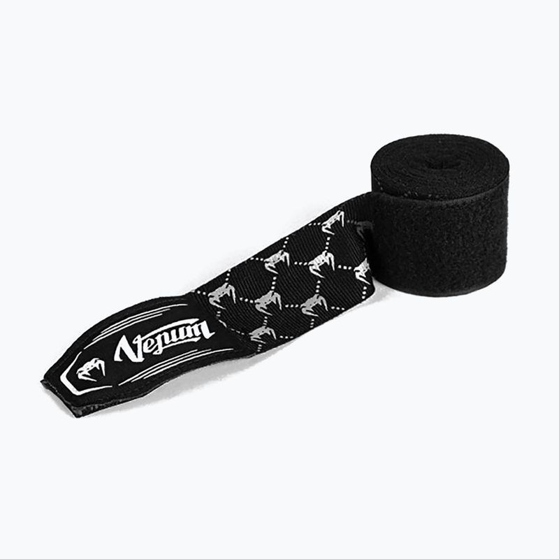Boksininkų tvarsčiai Venum Hand Wraps juoda/balta 3