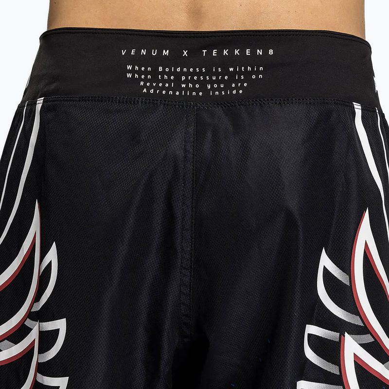 Vyriški treniruočių šortai Venum X Tekken 8 - Jin Kazama Fight Shorts blue/black/white 6