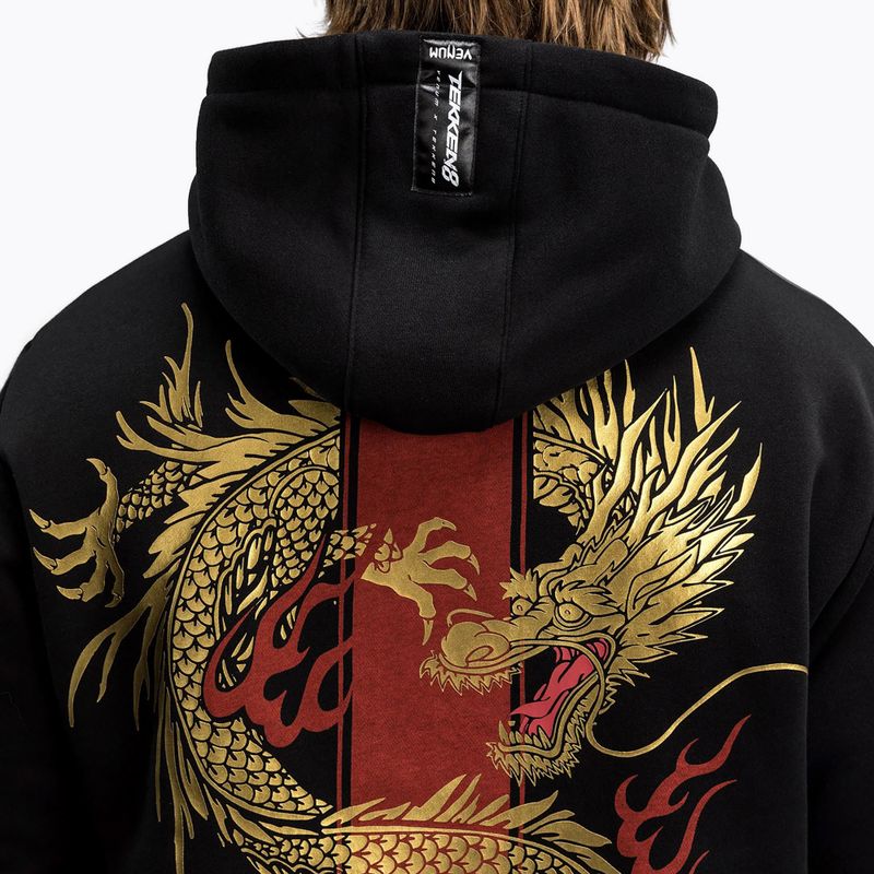 Vyriškas džemperis Venum X Tekken 8 - Marshall Law Hoodie black/red/gold 7