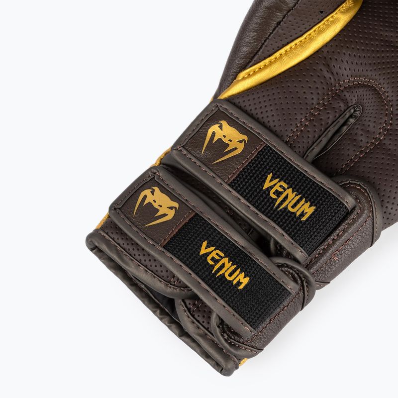Bokso pirštinės Venum Reverso Boxing chocolate/gold 8