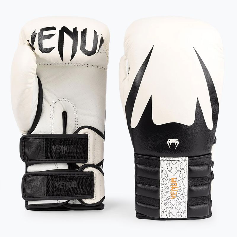 Bokso pirštinės Venum Reverso Boxing white/black 2