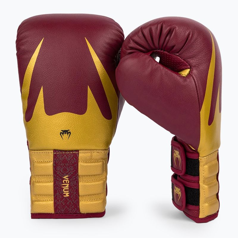 Bokso pirštinės Venum Reverso Boxing red/gold 3