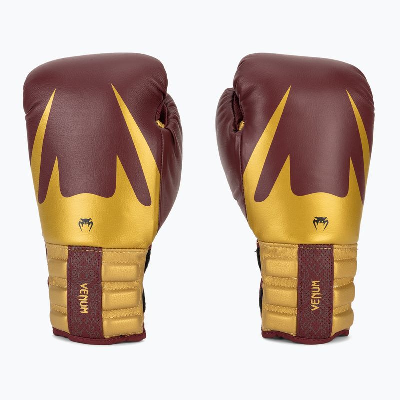 Bokso pirštinės Venum Reverso Boxing red/gold 2