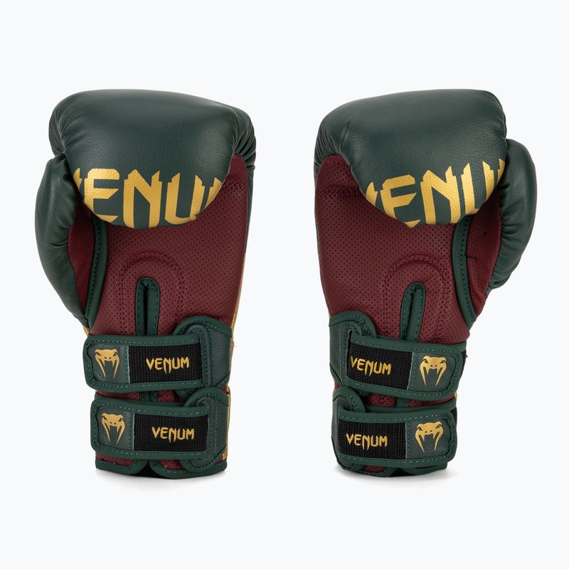 Bokso pirštinės Venum Reverso Boxing green/gold 4